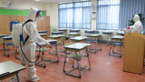 고3 확진자 나온 학교 교실