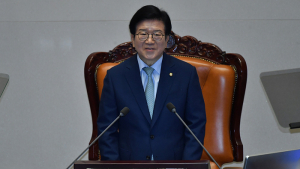 박병석 의원, 21대 국회 첫 국회의장 선출