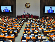 미래통합당 퇴장 속 박병석 국회의장 선출