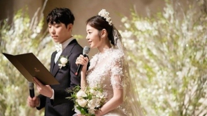 김보미♥윤전일, 결혼식 사진 공개…“저희 부부 잘 사는 모습으로 보답”