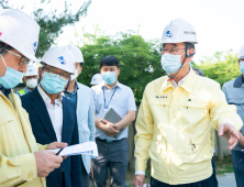 구미시, 제101회 전국체전 시설조성 현장점검…8월말 준공 목표