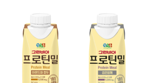 정식품, 고단백 영양식 '그린비아 프로틴밀’ 2종 출시