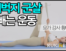 [쿠키영상] '요가 여신' 황아영의 허벅지 군살을 빼고 다리 라인을 예쁘게 만드는 밴드 운동
