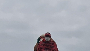 기습 고공농성 벌인 LG헬로비전 하청노동자 지상으로 복귀