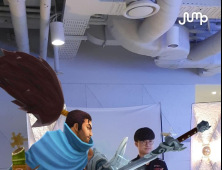 점프 AR 앱 내 롤게임 캐릭터 등장? 동작에 효과음까지 '살아있네'