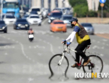 “폭염에 자전거 바퀴도 녹아내려요”