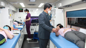 한마음혈액원, 대전대성고서 코로나19 극복 단체헌혈 실시
