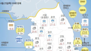 부산 하루종일 비 내리다 그치다 반복 전망···예상강수량 5~30mm