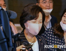 마스크 착용하고 공수처 공청회 참석한 추미애 장관