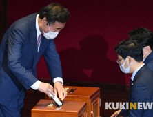 상임위원장 투표하는 이낙연 의원
