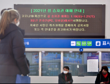 설 승차권 예매 시작... 비대면으로 구매하세요