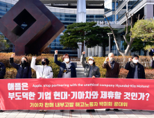 기아차내부고발자박미희공대위, 애플과 현기차 제휴 반대
