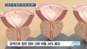 [쿠키건강뉴스] ‘전립선암 의심’ 10명 중 7명 “검색 정보 올바른지 몰라”