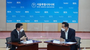 서울시의사회, 오세훈 서울시장 후보와 안전한 백신접종 방안 등 논의