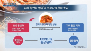 [쿠키건강뉴스] “김치, 코로나19 증상 완화 효과 가져”