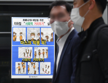 '실내에서 마스크 꼭 착용하세요'