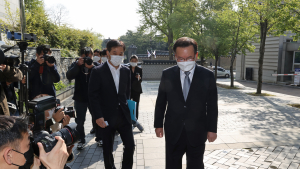출근하는 김부겸 국무총리 후보자