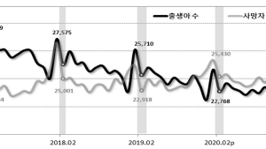 2월 출생아 수 2만1461명…4년 전 2월 비해 30% 줄어