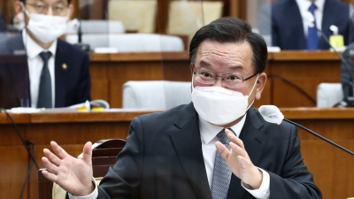 김부겸 “출마해보셨죠?” 질문에… 野 발끈
