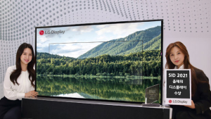 LG디스플레이 ‘롤러블 OLED TV’, 美 SID ‘올해의 디스플레이’ 수상