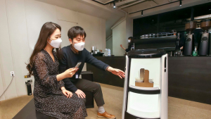 배달의민족 배달로봇, 광화문 D타워 내부 누빈다