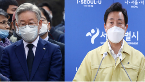 ‘보편지원’ 이재명 vs ‘선별지원’ 오세훈…복지정책 놓고 날선 대립