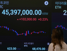 '비트코인 국내가격 4천500만원대로 하락'