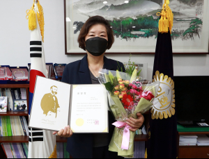 의정부시의회 김영숙 의원, 대한적십자사 표창장 수상