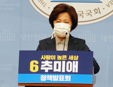 추미애 , 1호 공약은... 