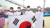 남자 단체전도 금메달<br>양궁, 전 종목 석권 '조준'