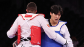 '투혼의 아이콘' 인교돈, 80㎏ 초과급 결승 좌절… 동메달 도전