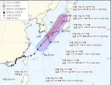 태풍 ‘루핏’, 8~9일 한반도 최접근…강수량 최대 250㎜