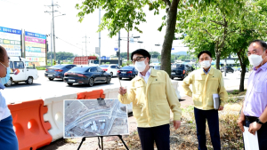 파주시, 상습정체 교차로 개선공사 올해 완공