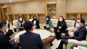 충남교육청, 부여여고 단독 이전 위한 간담회 개최