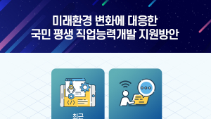 미래환경 변화에 대응한 국민 평생 직업능력개발 지원방안