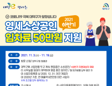 대전 대덕구, 하반기 영세소상공인 임차료 50만 원 지원