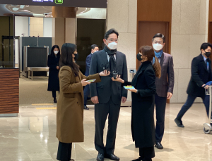 아부다비회의 참석한 이재용 “글로벌 미래 준비 상황 듣는 좋은 기회”