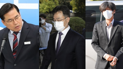 대장동 의혹 '5인방' 법정 조우…오늘 첫 공판