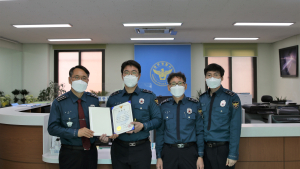 심은석 공주경찰서장, 가출인 자살예방 유공경찰관 포상 - 현장 격려