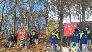 공주소방서 공주여성의용소방대, 치유의 숲 산책로 등서 산불예방 캠페인 