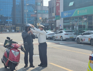 충남경찰, 이륜차 법규위반행위 집중단속