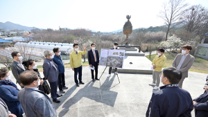 김정섭 공주시장, 한옥복합문화콘도 등 주요 사업장 방문 현장 점검