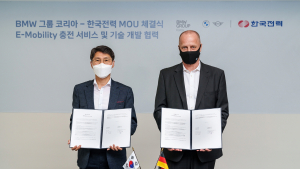 BMW-한전, 차세대 전기차 충전서비스 ‘플러그 앤 차지’ 개발