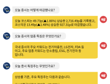 [투달봇 13일 16:00] 장마감 시황 #전기차충전 #LG전자 #FDA