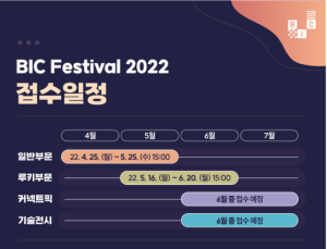 BIC 2022, 일반부문 전시작 접수 시작