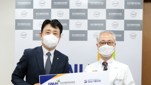 SGI서울보증, 경상국립대병원 '의료취약계층 진료비 지원' 기부금 전달