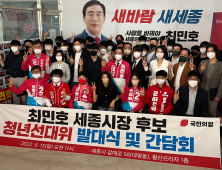 최민호 국힘 세종시장 후보, 청년선대위 발대식
