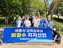 한국영상대 교수 일동, 최정수 세종시 교육감 후보 지지 선언
