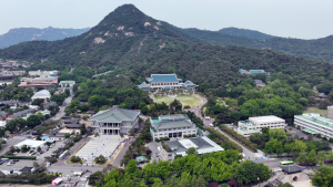 서울의 새 '핫플' 하늘에서 본 청와대 