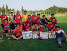 사천 50대 축구회...제6회 부안 군수배 전국 축구대회 첫 '우승' 